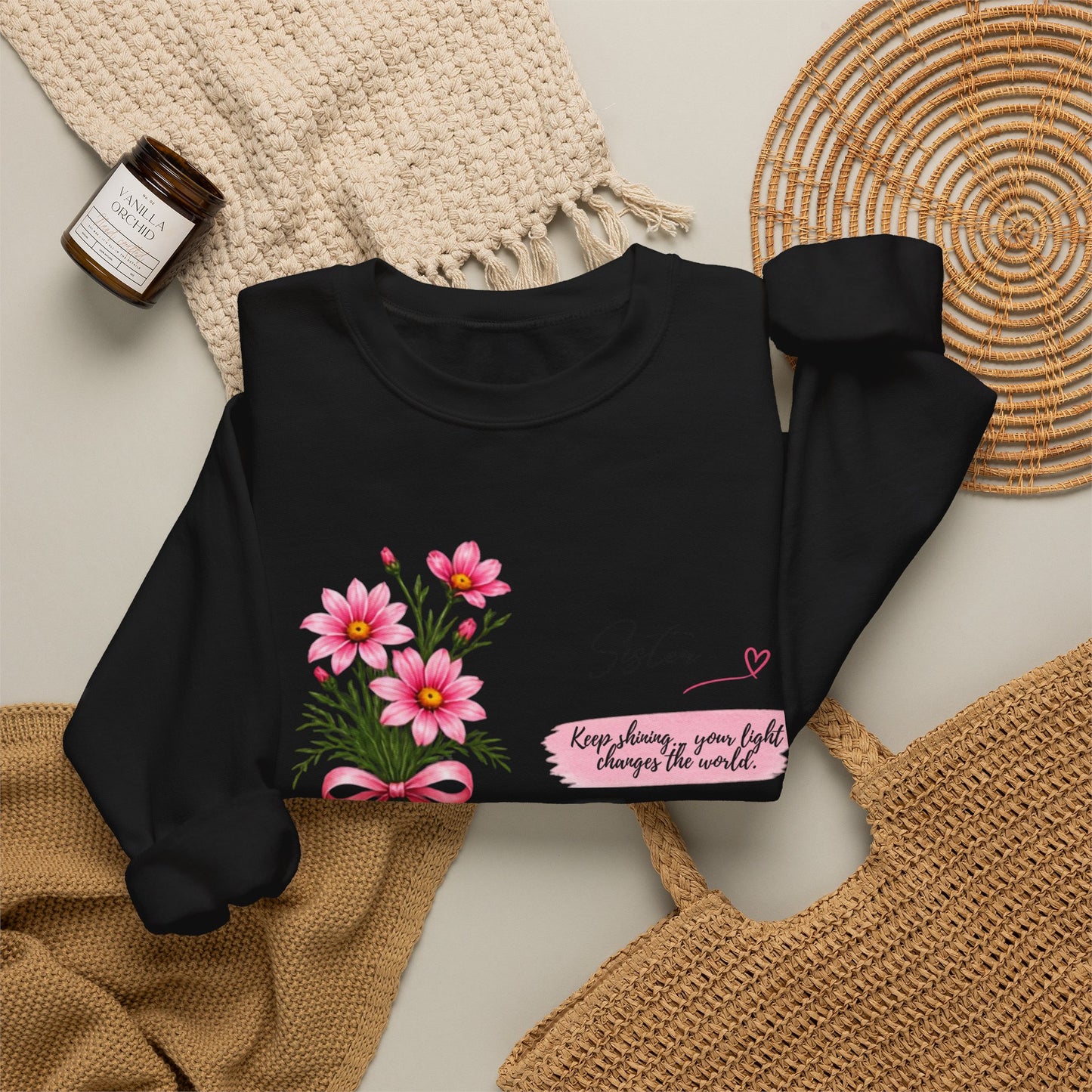 Sister, Keep Shining™ Heavy Blend Crewneck Sweatshirt