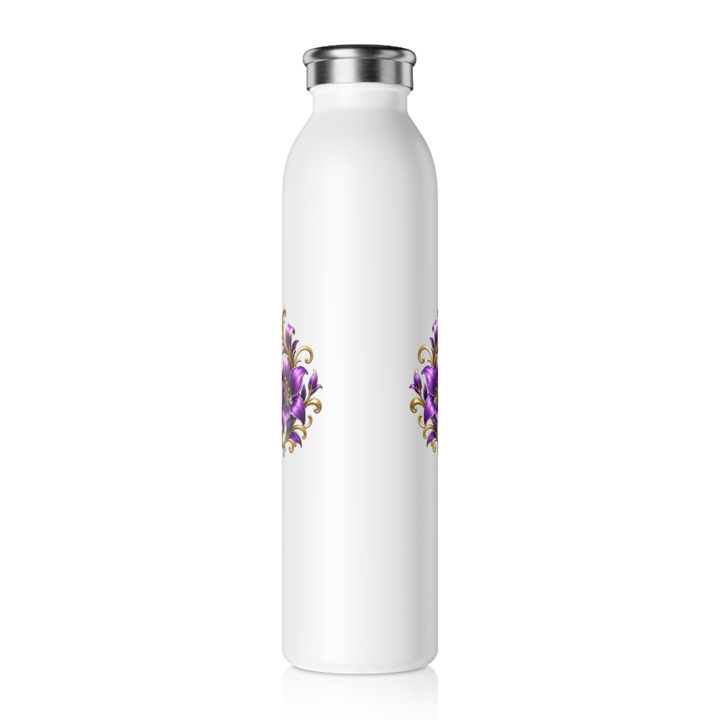 Slim Water Bottle — Courage 2026 Weekend Floral Event Stainless Bottle