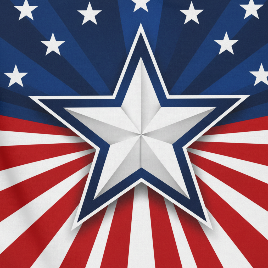 Patriotic Flag Detail