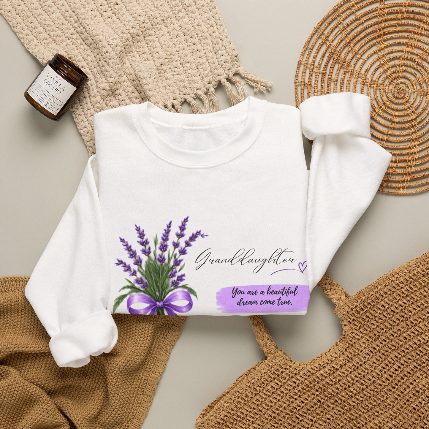Granddaughter, Dream Come True™ Heavy Blend Crewneck Sweatshirt