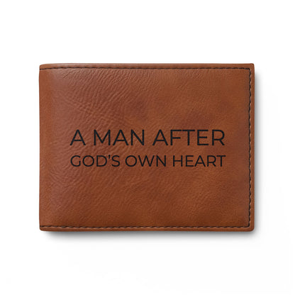 A Man After God's Own Heart RFID Bi-Fold Wallet