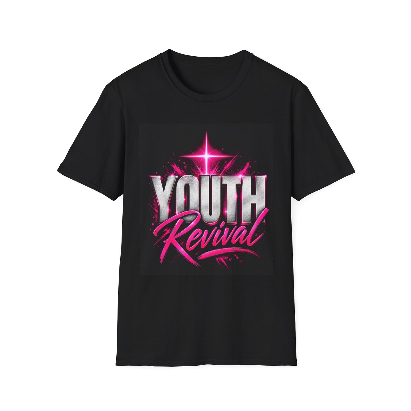 Youth Revival T-Shirt — Neon Cross Tee