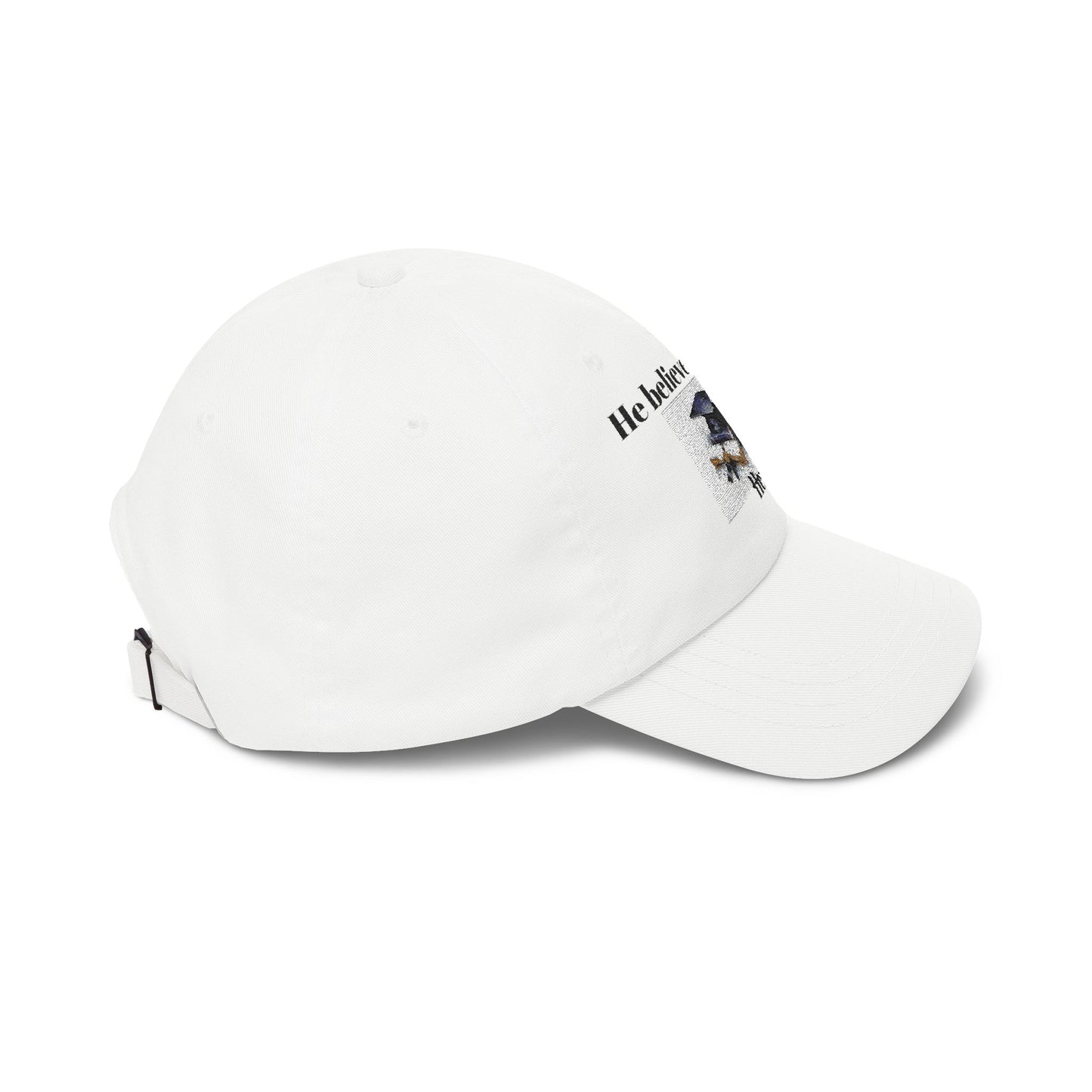 Graduation 'He Believed He Achieved' Dad Cap — Graduation Gift Baseball Hat