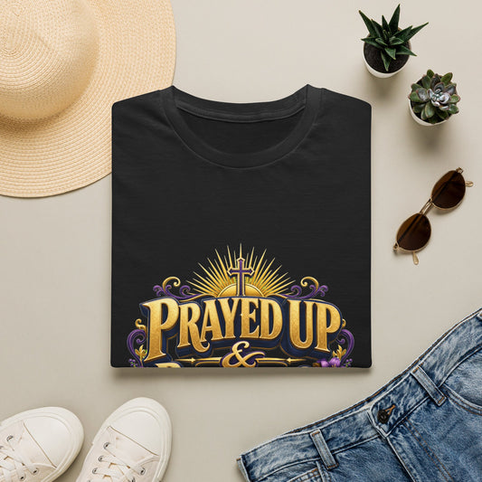 Prayed Up & Pressing On T-Shirt — Inspired by Dr. Karen Johnson-Williams
