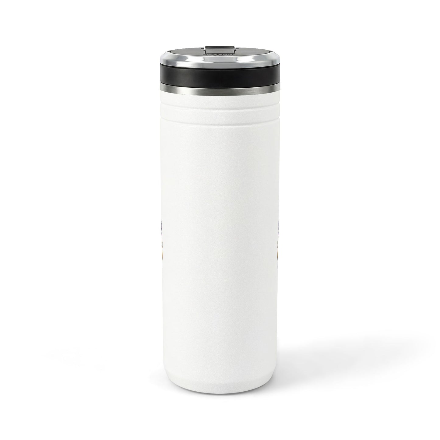 Faith-Inspired Tumbler — "I Have The Courage To Continue" 24oz Thermal Travel Mug
