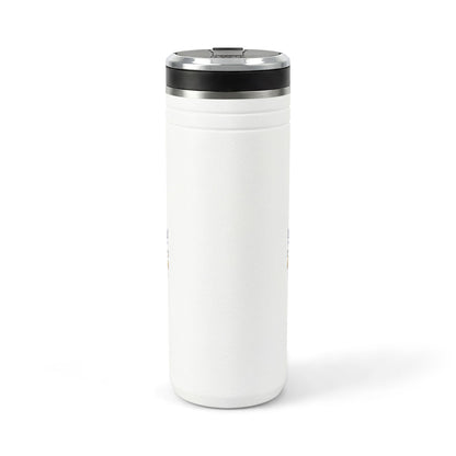 Faith-Inspired Tumbler — "I Have The Courage To Continue" 24oz Thermal Travel Mug
