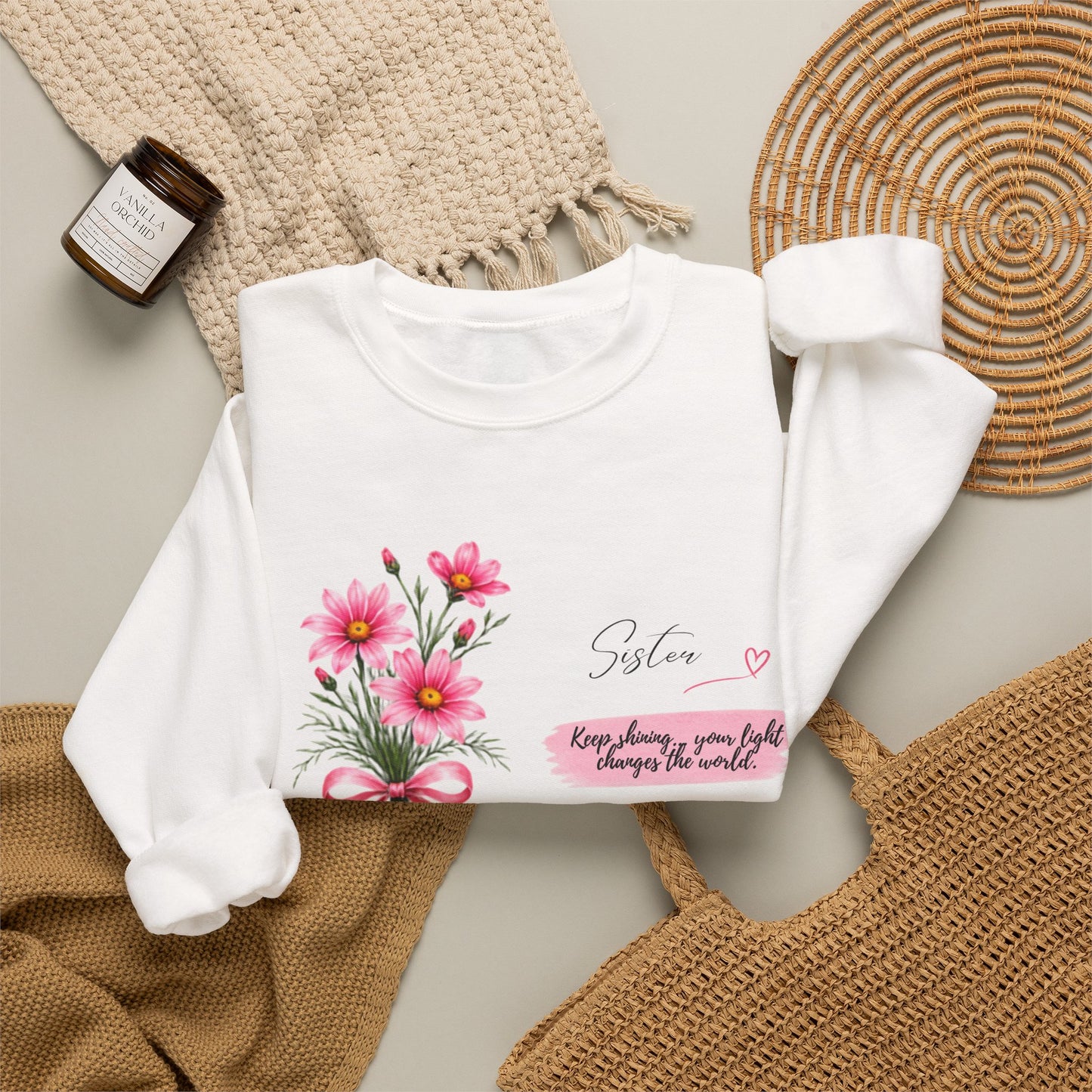 Sister, Keep Shining™ Heavy Blend Crewneck Sweatshirt