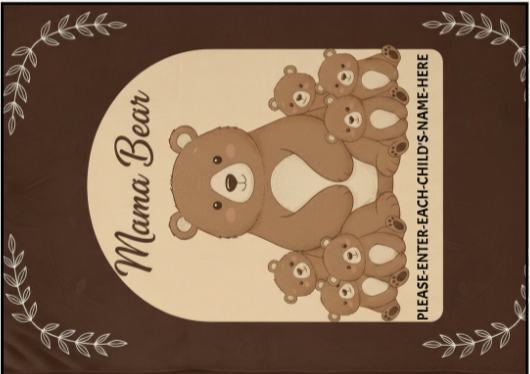 Mama Bear Family Tree- Perfect for Mother's Day