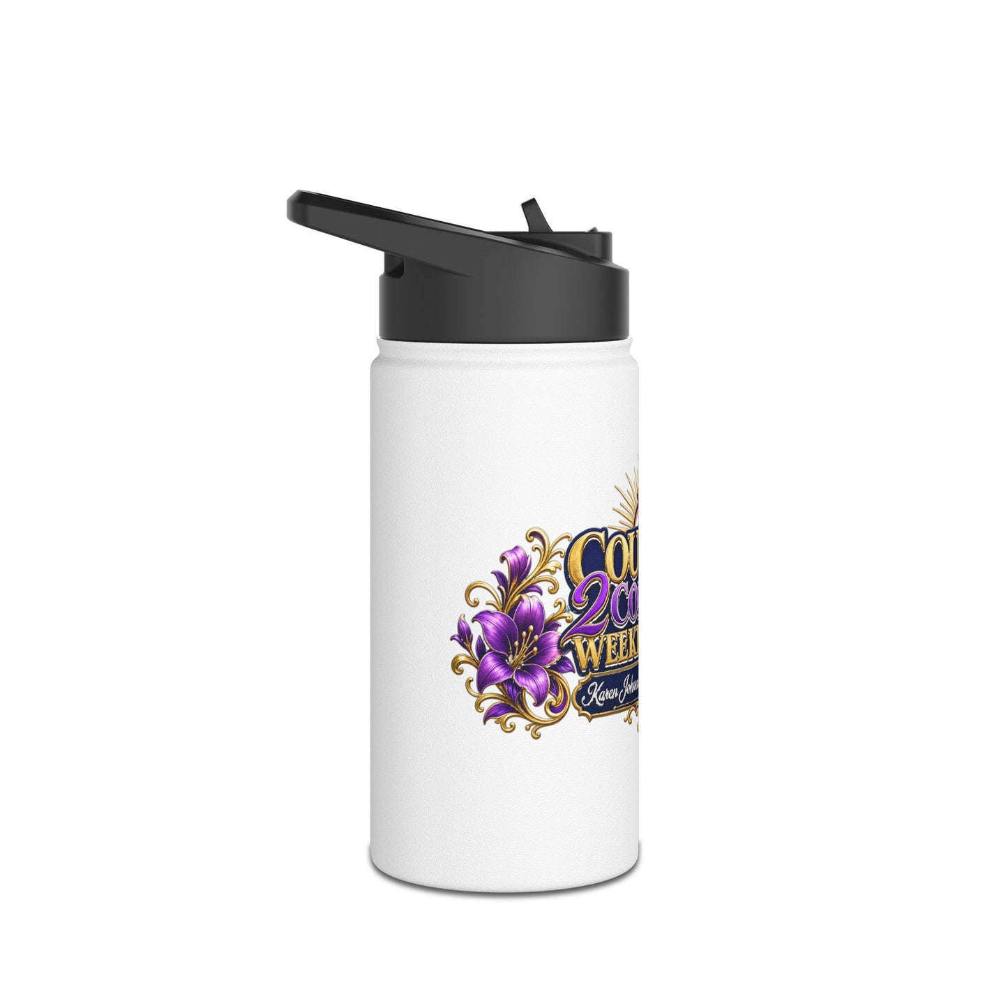 Courage 2 Continue Weekend 2026 Stainless Steel Water Bottle — Inspired by Dr. Karen Johnson-Williams