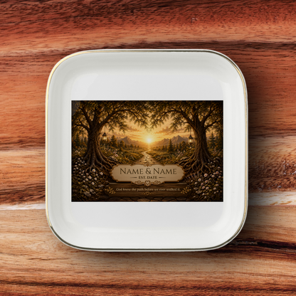 Personalized Jewelry Dish | Golden Path