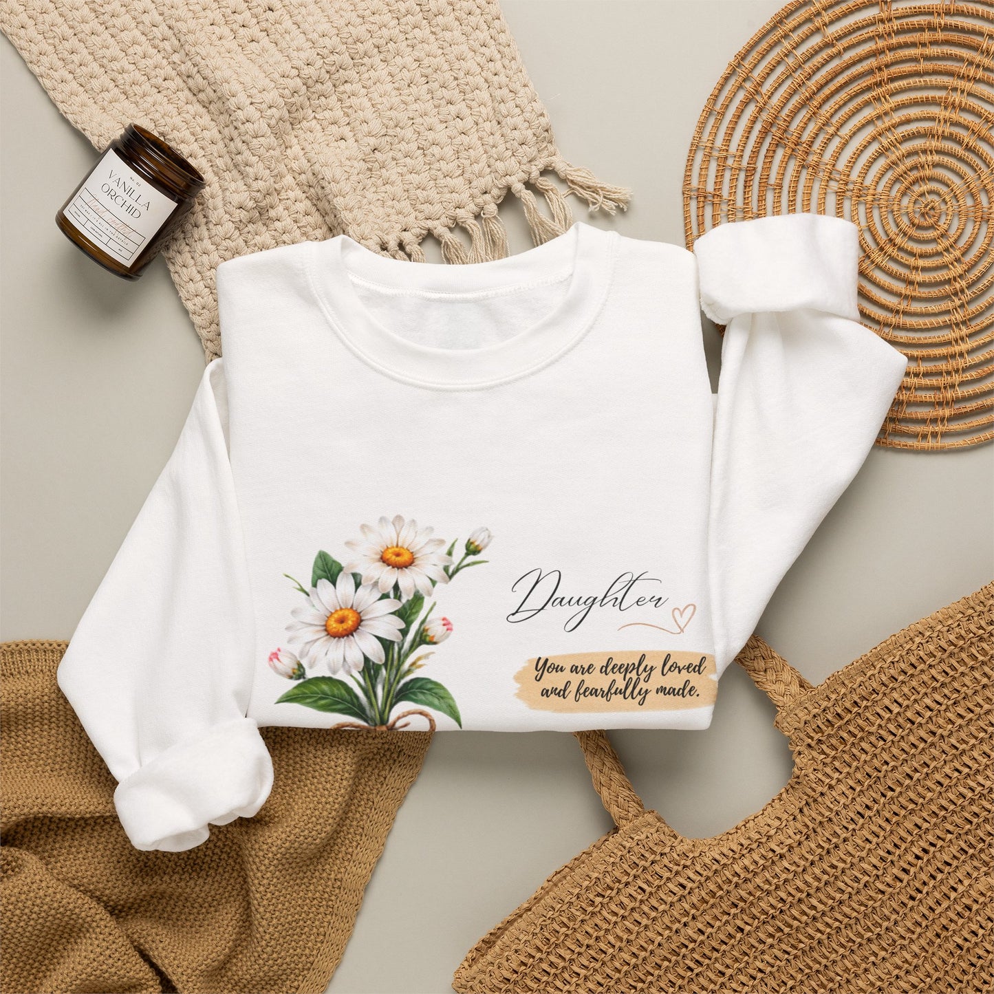 Daughter, Deeply Loved™ Heavy Blend Crewneck Sweatshirt