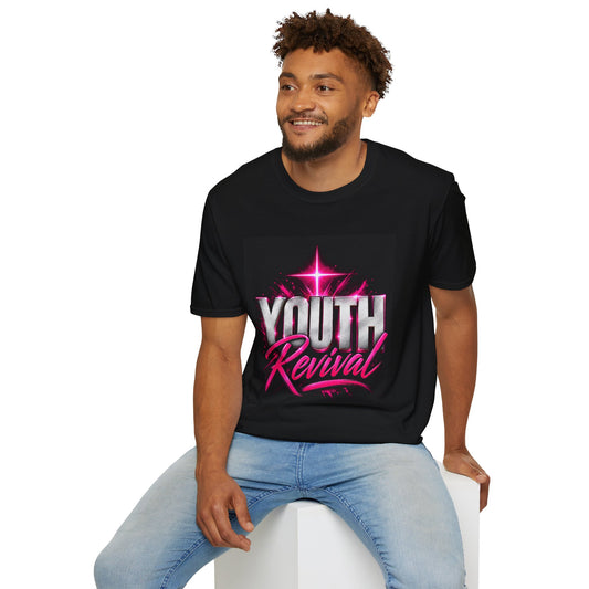 Youth Revival T-Shirt — Neon Cross Tee