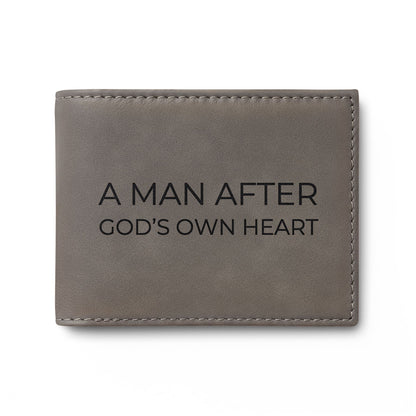A Man After God's Own Heart RFID Bi-Fold Wallet