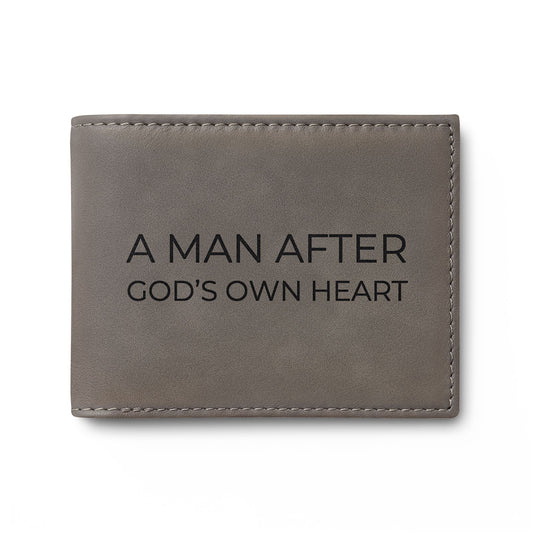 A Man After God's Own Heart RFID Bi-Fold Wallet