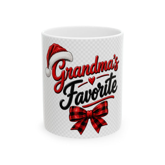 Grandma's Favorite Ceramic Mug, (11oz, 15oz)