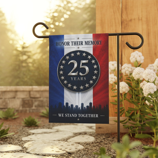 Garden & House Banner — 9/11 25th Anniversary Patriotic Tribute Flag