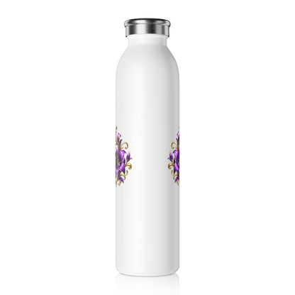 Slim Water Bottle — Courage 2026 Weekend Floral Event Stainless Bottle Inspired by Dr. Karen Johnson-Williams