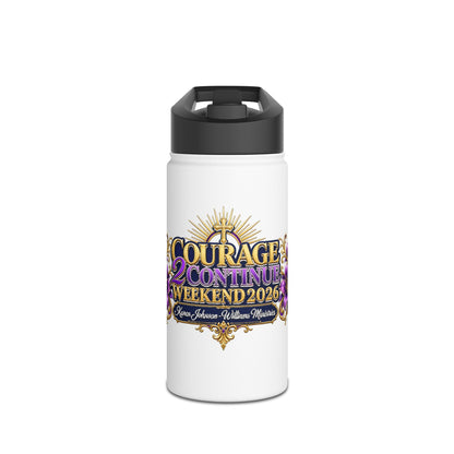 Courage 2 Continue Weekend 2026 Stainless Steel Water Bottle — Inspired by Dr. Karen Johnson-Williams