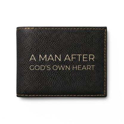 A Man After God's Own Heart RFID Bi-Fold Wallet