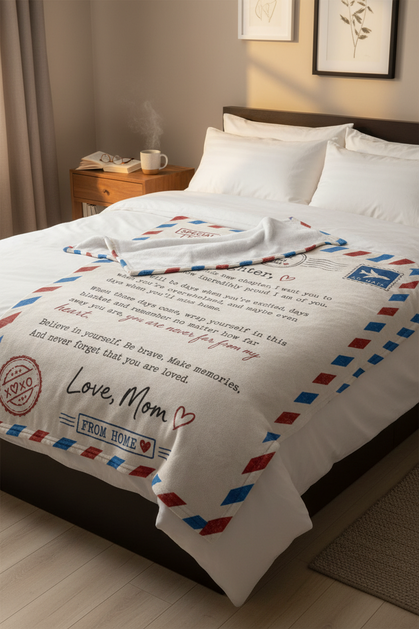 A Letter From Home — Dorm Bed Drape