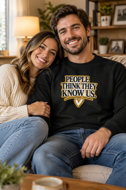 Couple relaxing at home