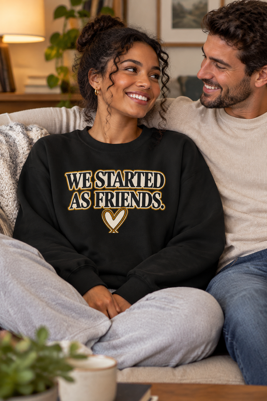 Couple relaxing at home