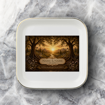 Personalized Jewelry Dish | Golden Path