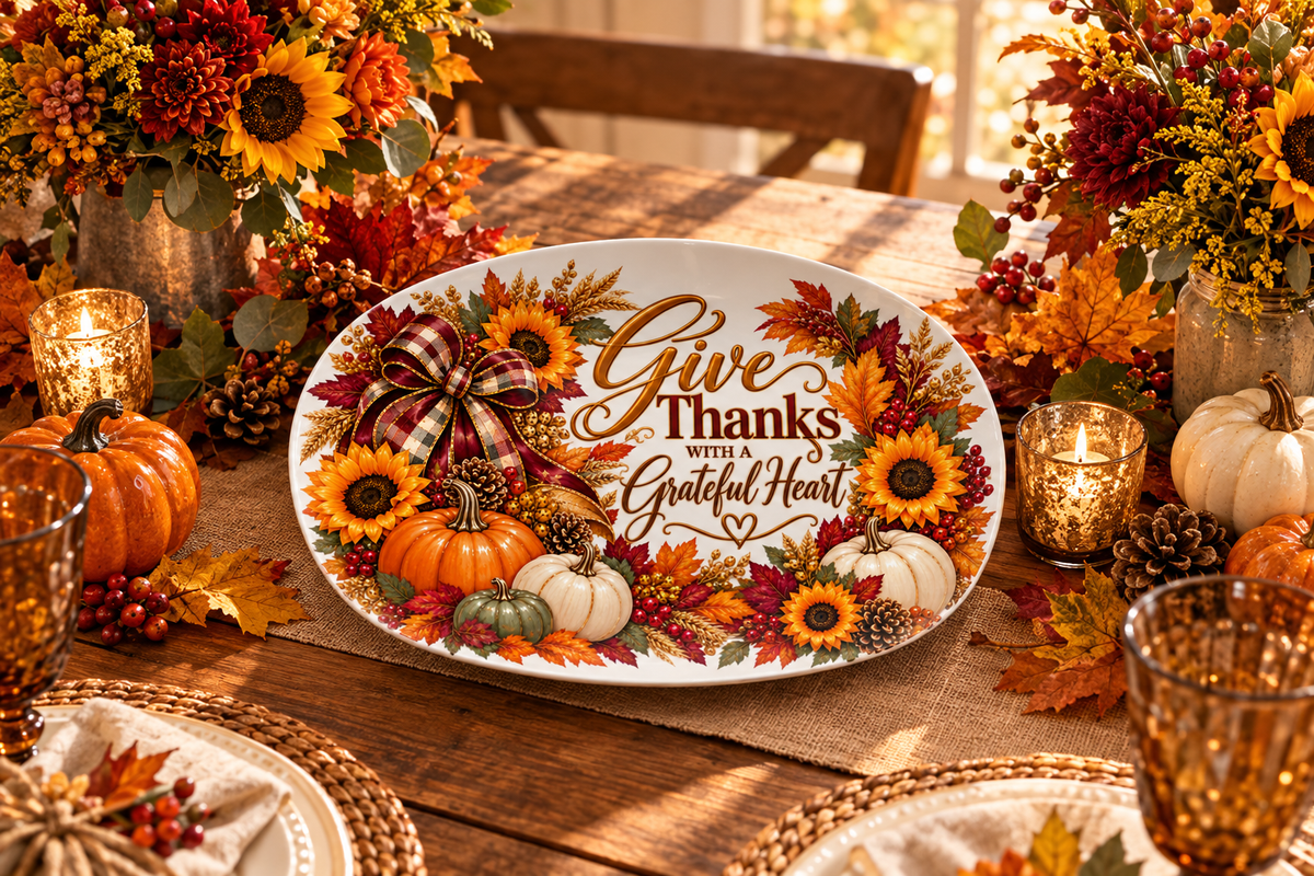 Grateful Heart Platter lifestyle scene