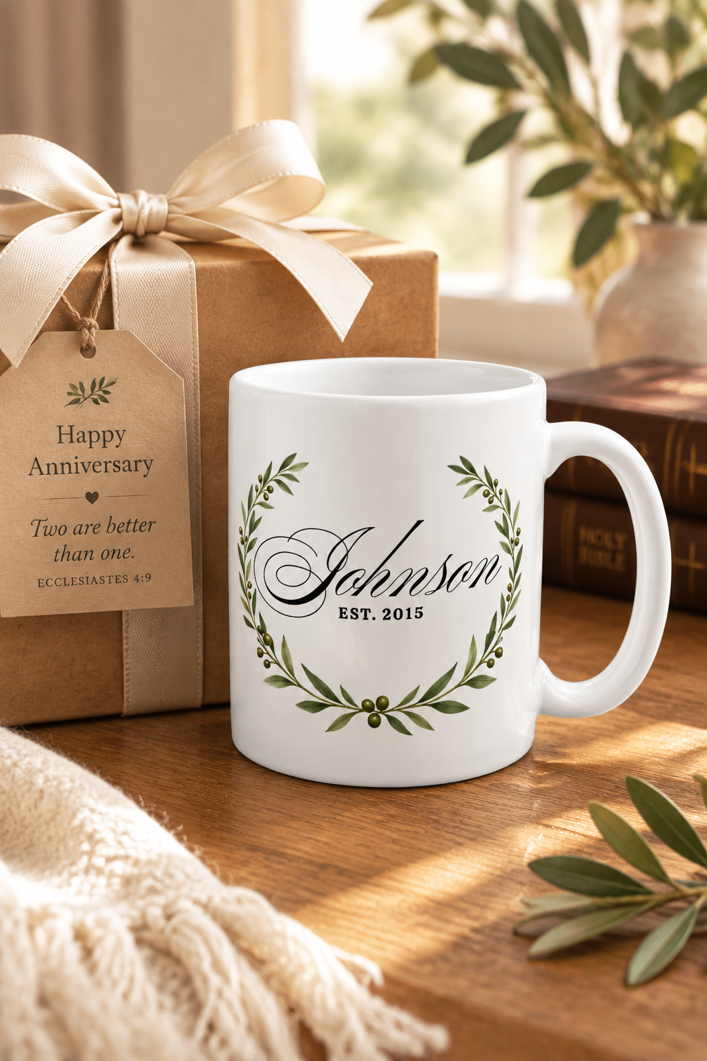 Johnson mug with a gift box