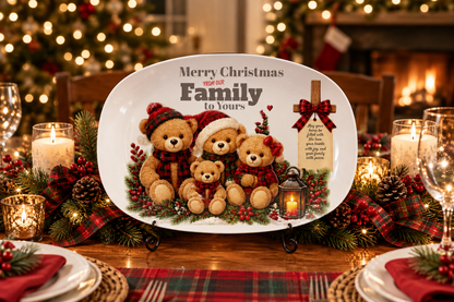 Merry Christmas Platter lifestyle scene