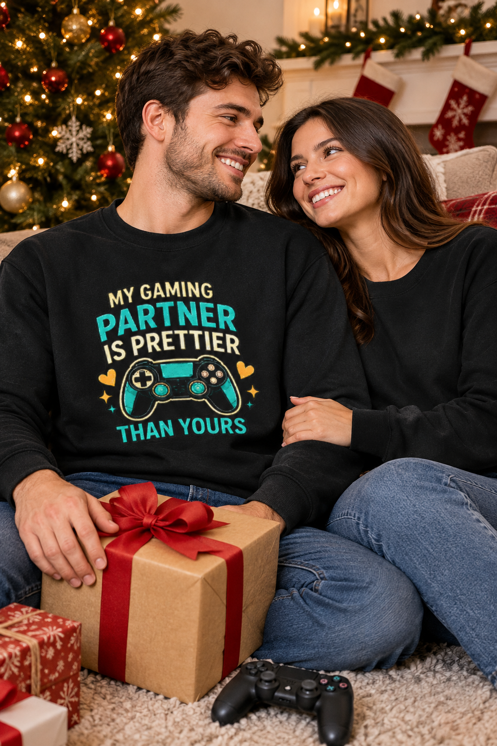 My Pretty Gaming Partner vertical image with a plain black top