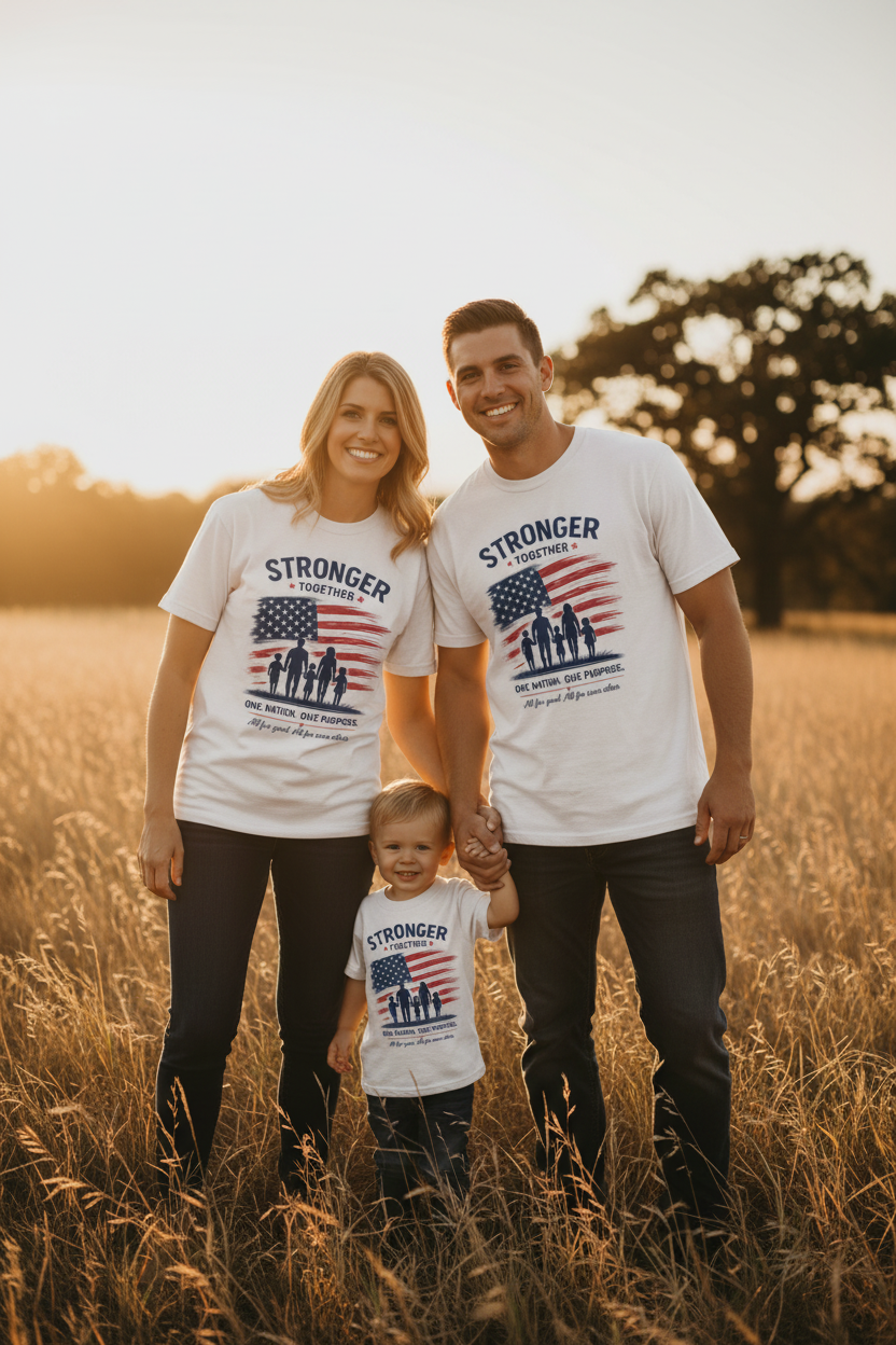Stronger Together - New Family of Three