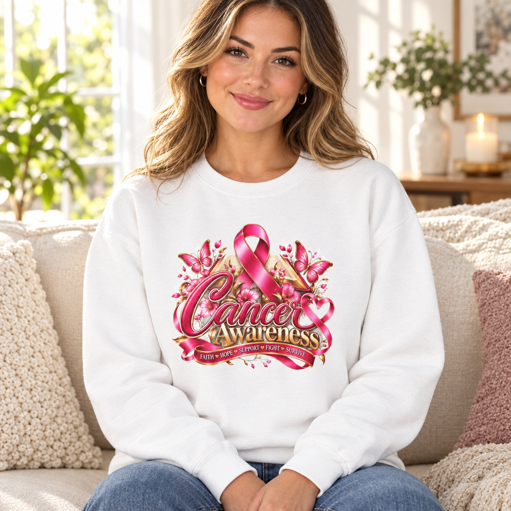 Supporting Cancer Awareness living-room lifestyle image