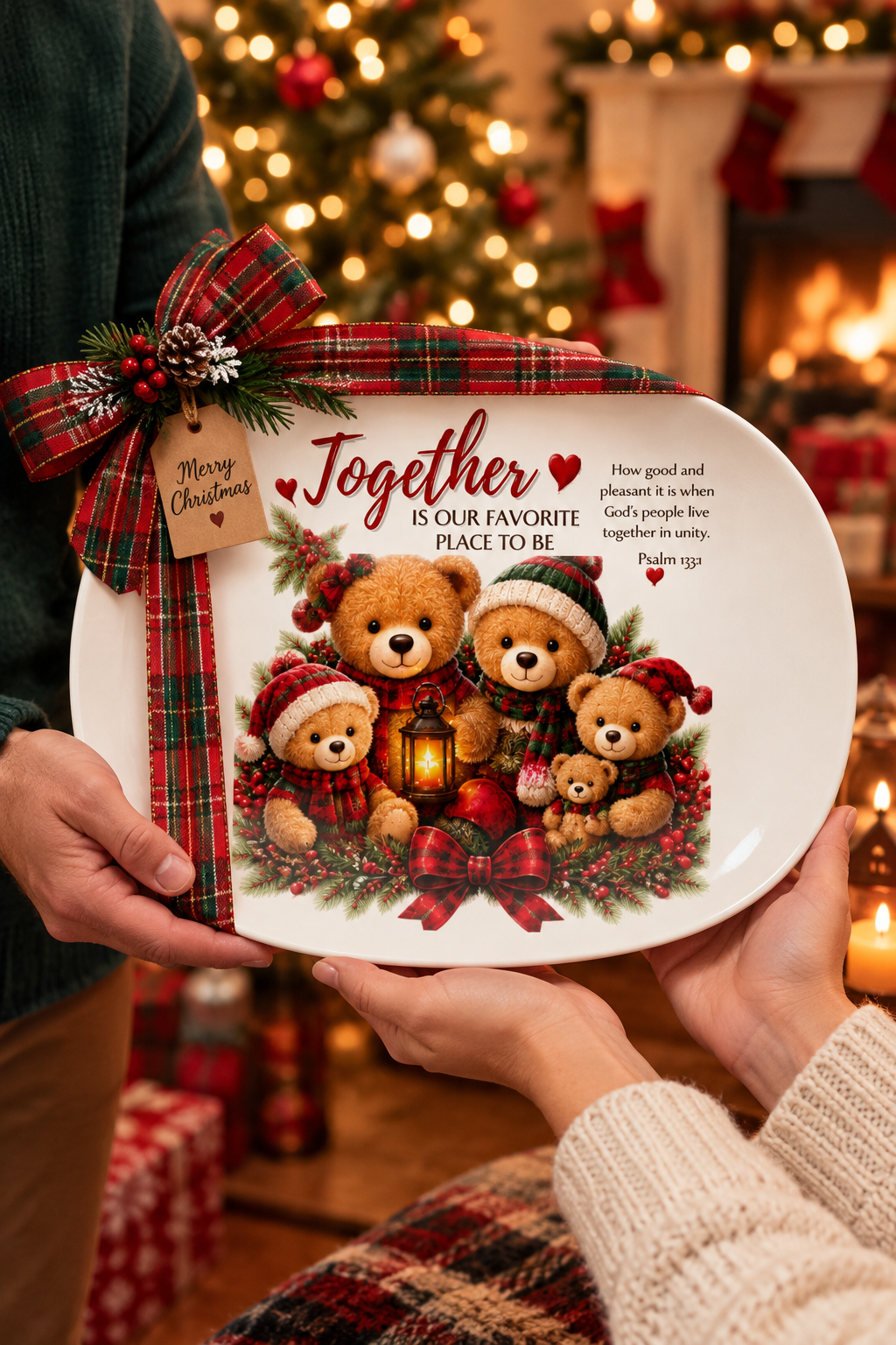Together Platter vertical gifting shot