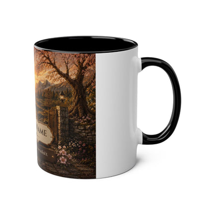 Two-Tone Coffee Mug | Golden Path with Gate