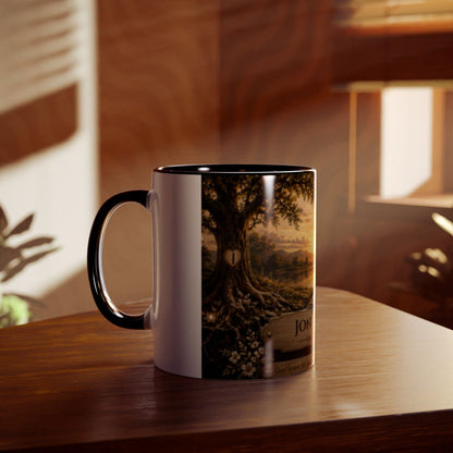 Two-Tone Coffee Mugs, 11oz – Lakeside Sunset Canvas