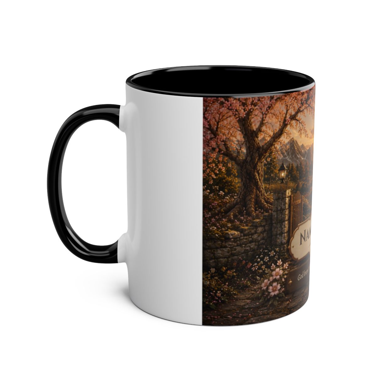 Two-Tone Coffee Mug | Golden Path with Gate