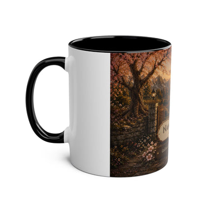 Two-Tone Coffee Mug | Golden Path with Gate