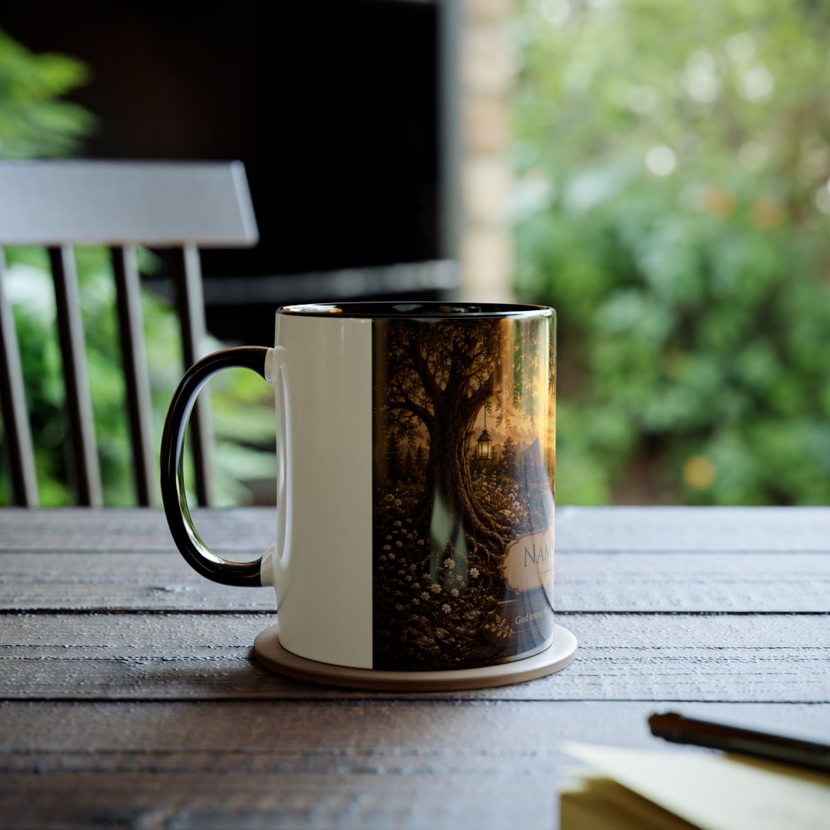 Personalized Two-Tone Coffee Mug | Golden Path