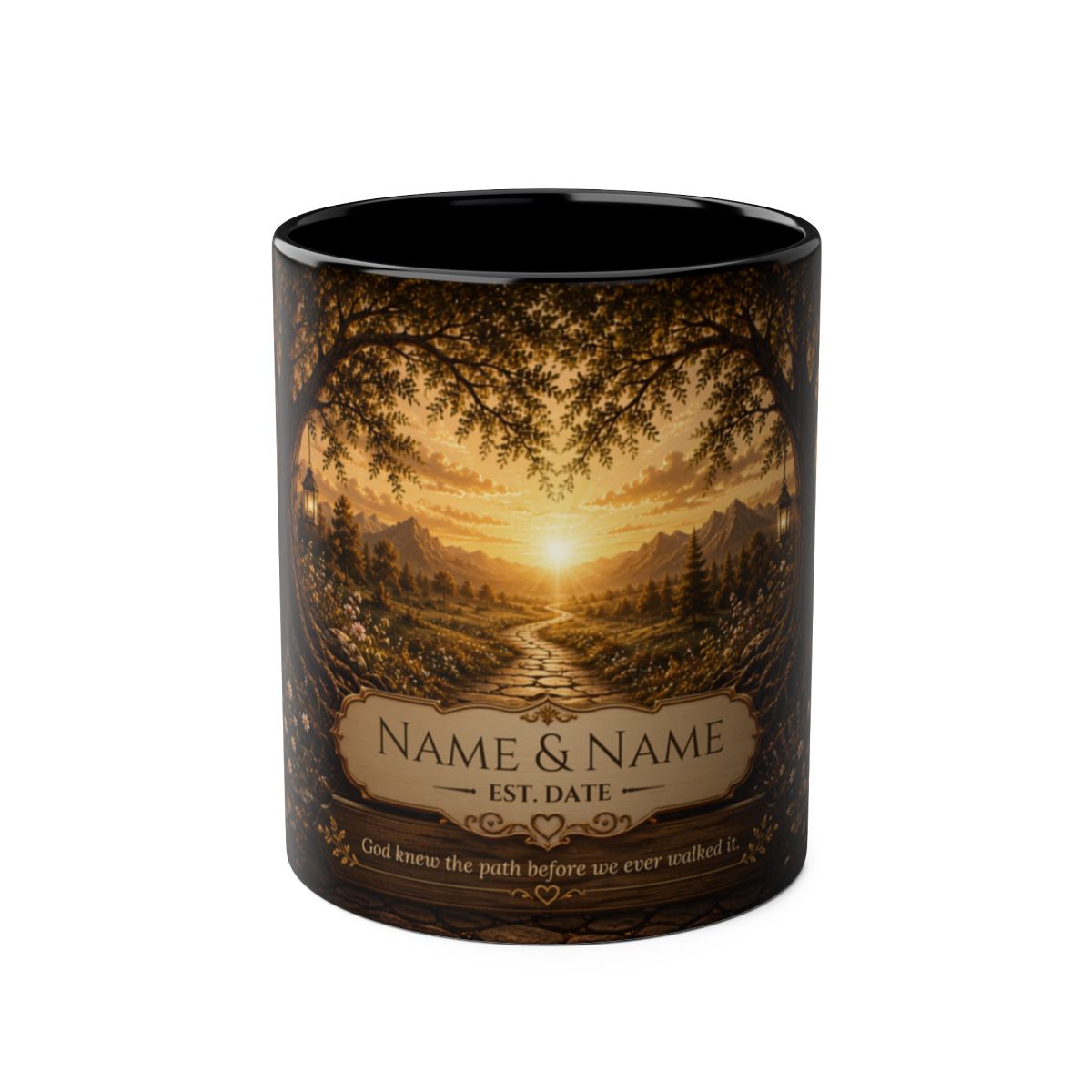 Personalized Two-Tone Coffee Mug | Golden Path