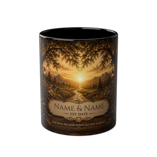 Personalized Two-Tone Coffee Mug | Golden Path