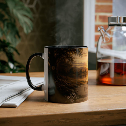 Lakeside Sunset Personalized Mug
