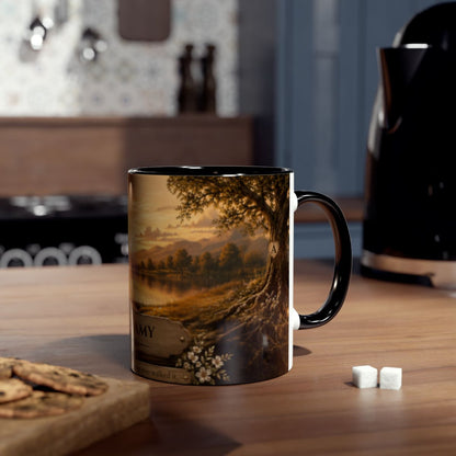 Lakeside Sunset Personalized Mug