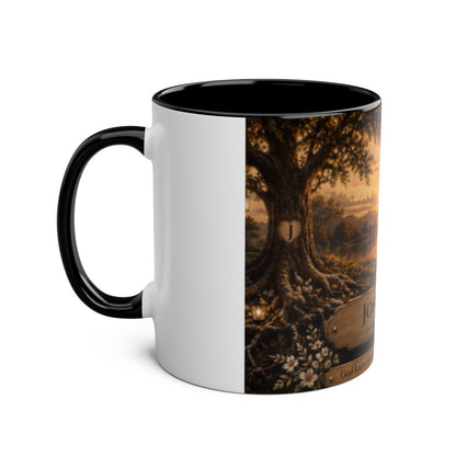 Two-Tone Coffee Mugs, 11oz – Lakeside Sunset Canvas