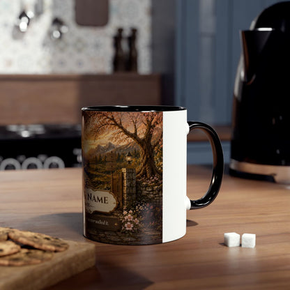 Two-Tone Coffee Mug | Golden Path with Gate