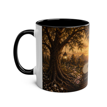Path That God Wrote for Us -Two-Tone Coffee Mug | Golden Path with Gate