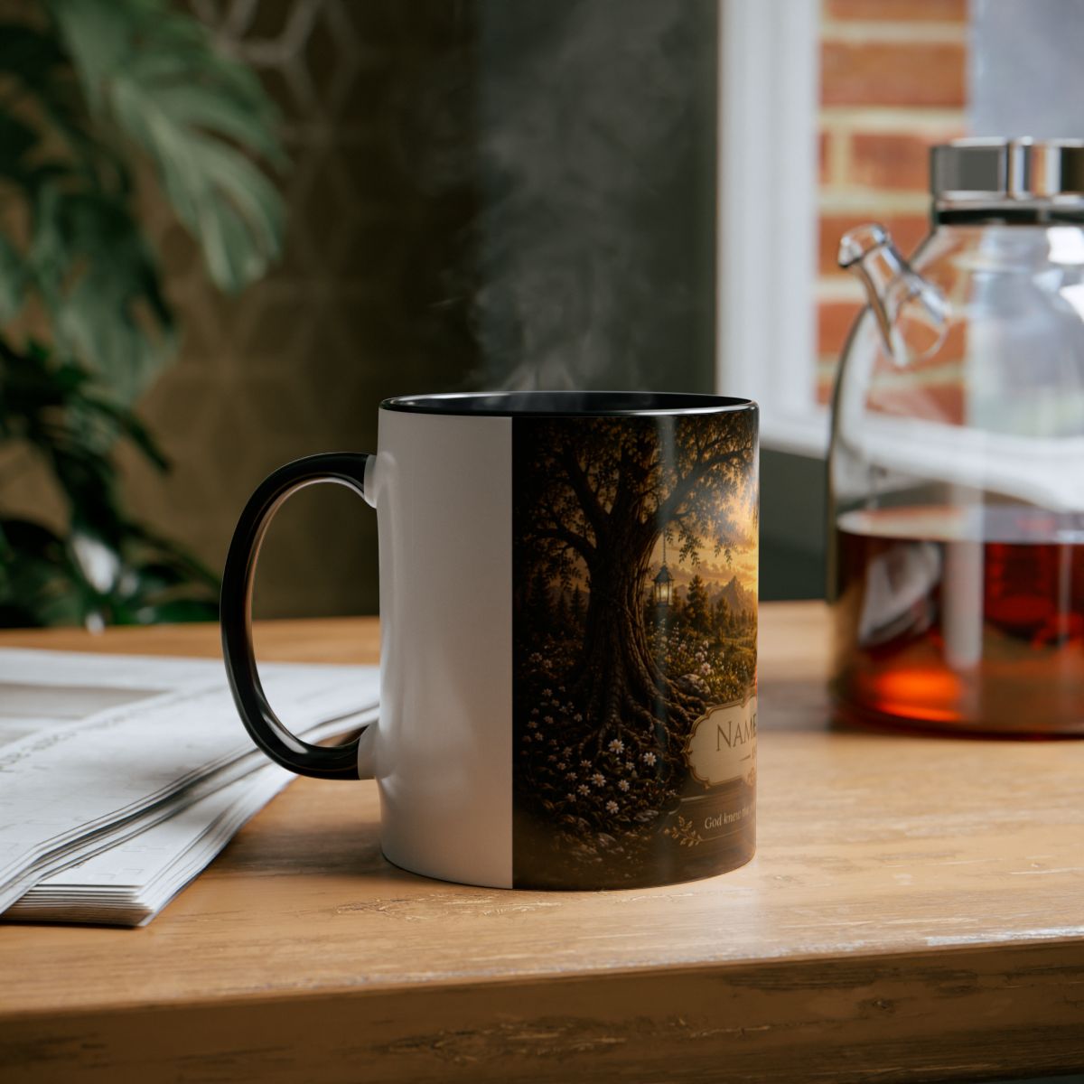 Personalized Two-Tone Coffee Mug | Golden Path