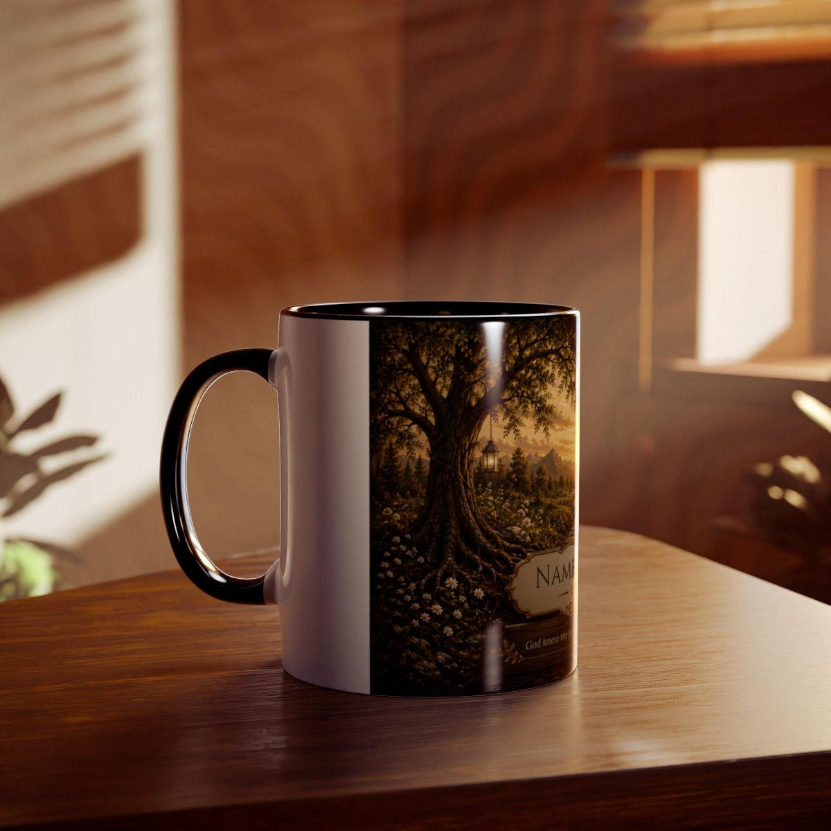 Personalized Two-Tone Coffee Mug | Golden Path