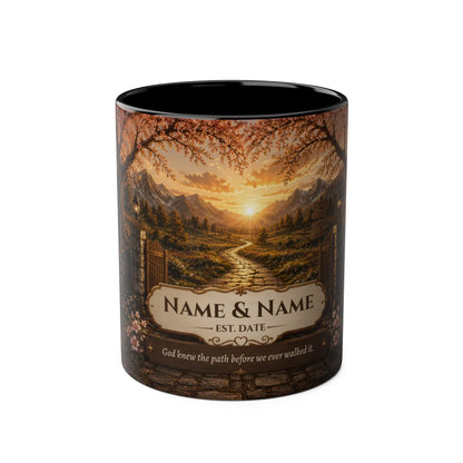 Two-Tone Coffee Mug | Golden Path with Gate