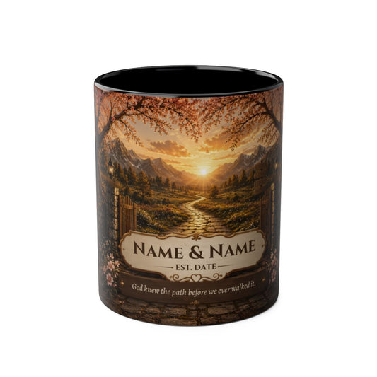 Two-Tone Coffee Mug | Golden Path with Gate